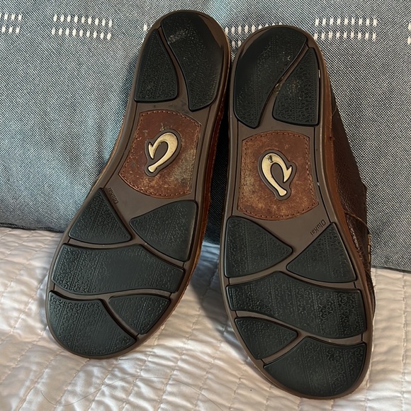 Men’s Olukai Leather Shoes sz 12 - Picture 3 of 6